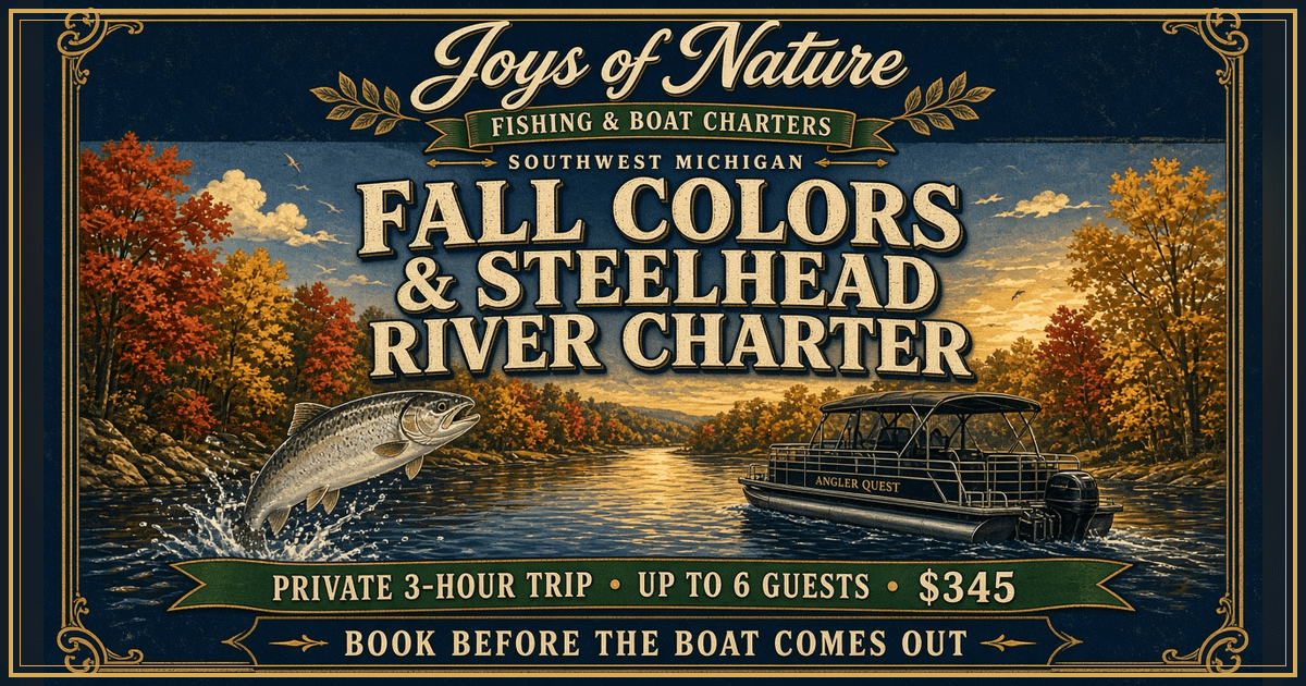 Fall Colors & Steelhead River Charter | St. Joseph River, MI