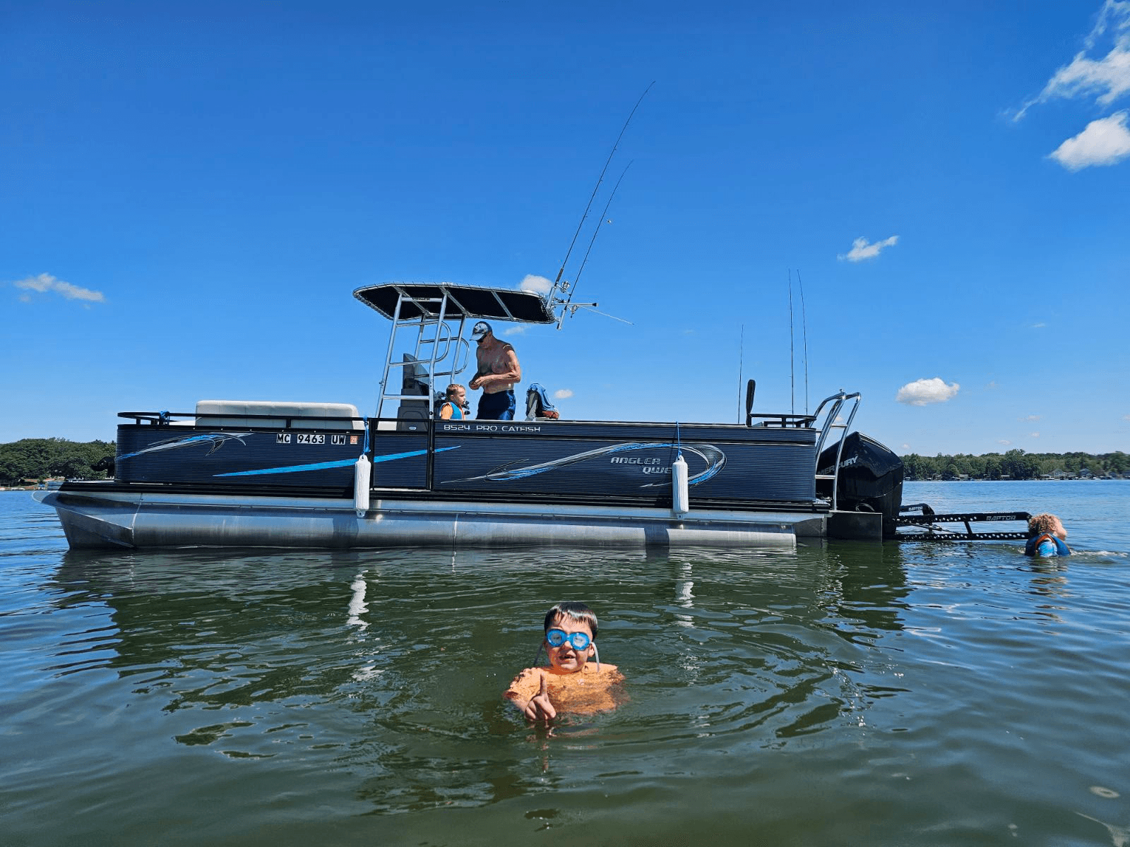 Private Joys of Nature charter boat on Southwest Michigan water
